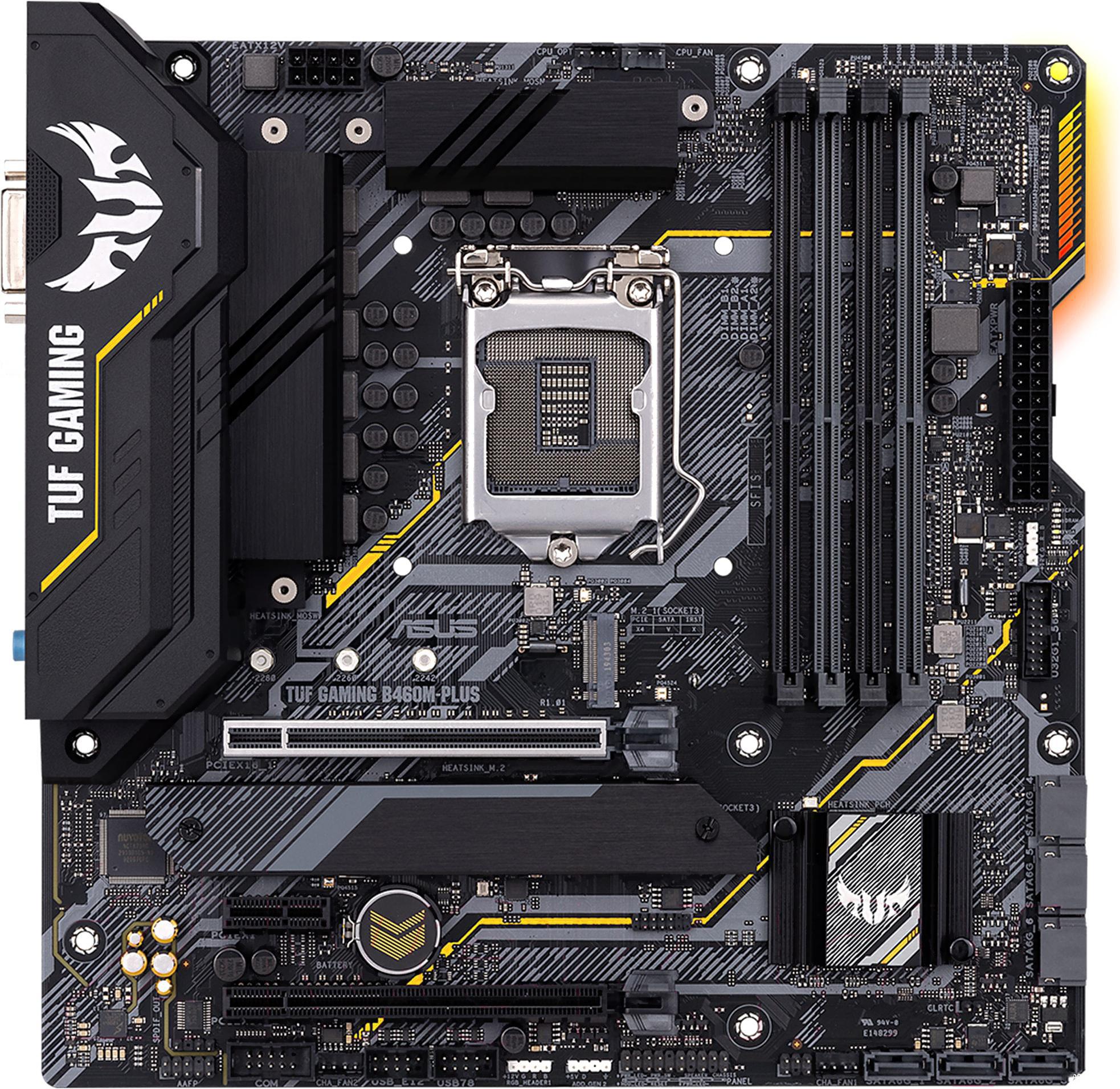 

Материнская плата ASUS TUF GAMING B460M-PLUS [90MB1450-M0EAY0], TUF GAMING B460M-PLUS
