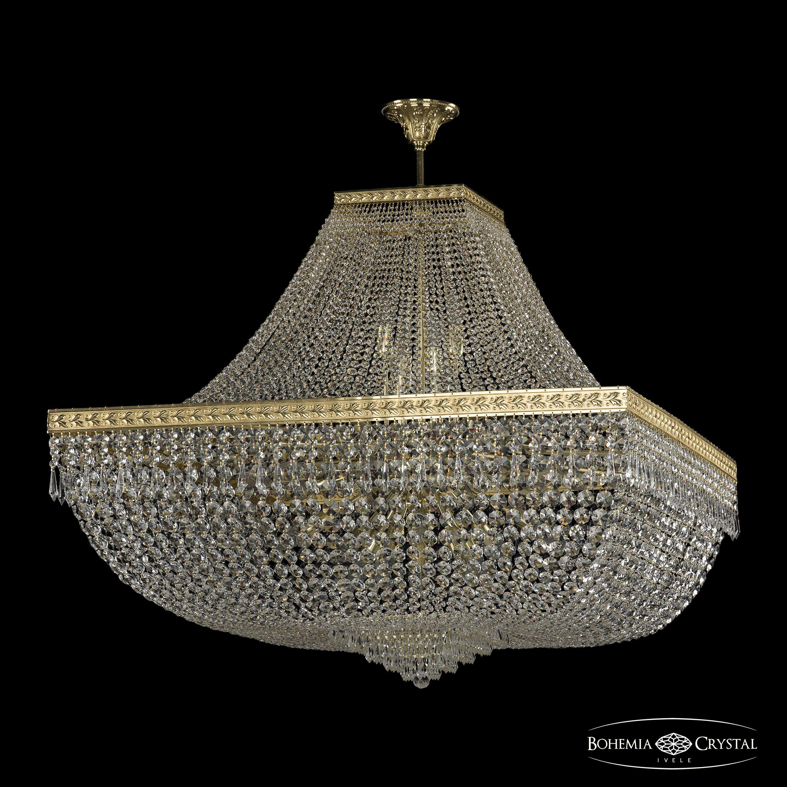 

Люстра на штанге Bohemia Ivele Crystal 19272/H1/100IV G