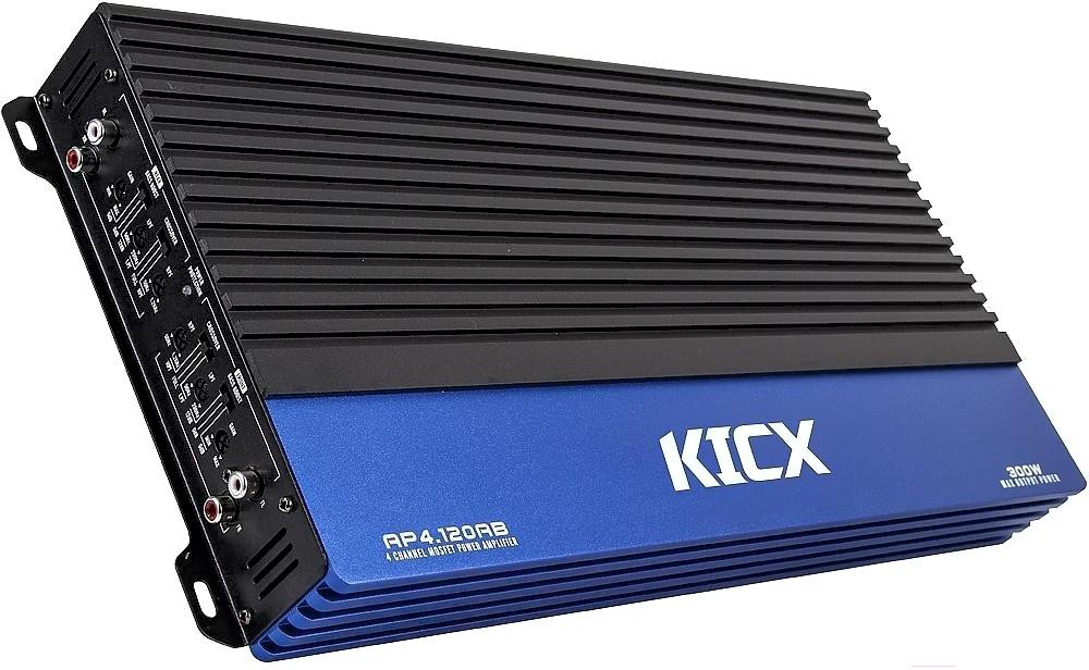 

Автомобильный усилитель KICX AP 4.120AB, Усилитель автомобильный Kicx AP 4.120AB четырехканальный