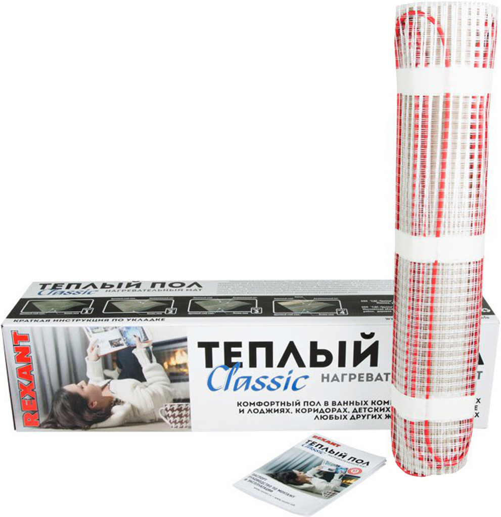 

Теплый пол Rexant Classic RNX-2.0-300 [51-0504-2], Нагревательный мат Rexant Classic RNX-2.0-300