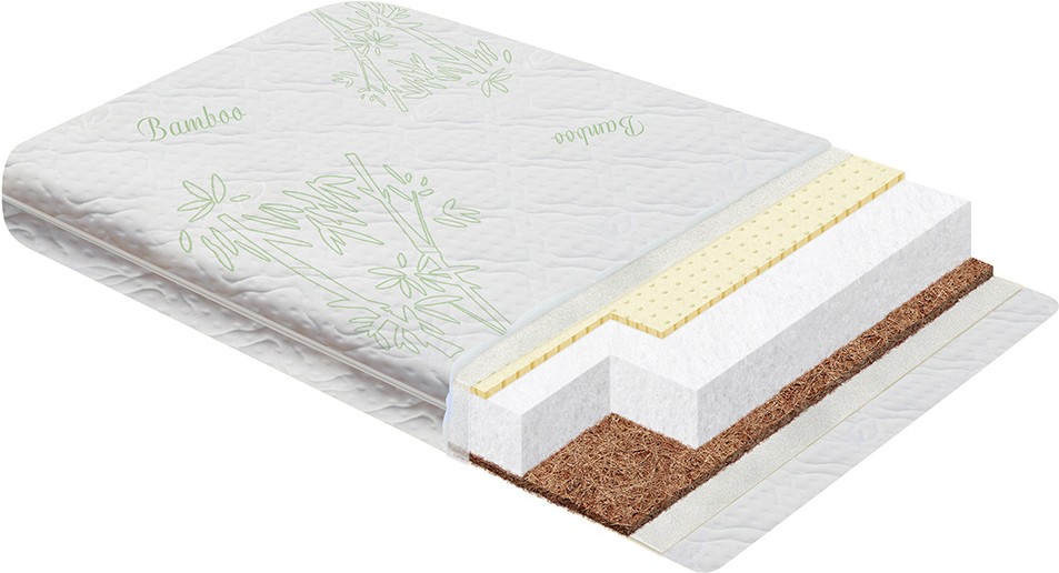 

Детский матрас Альма-Няня Lux Life Bamboo 60x120 стеганный трикотаж