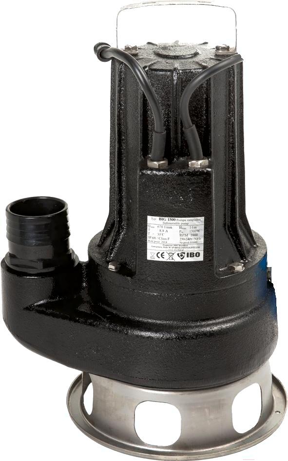 

Фекальный насос IBO BIG 2200 400V, BIG 2200 400V