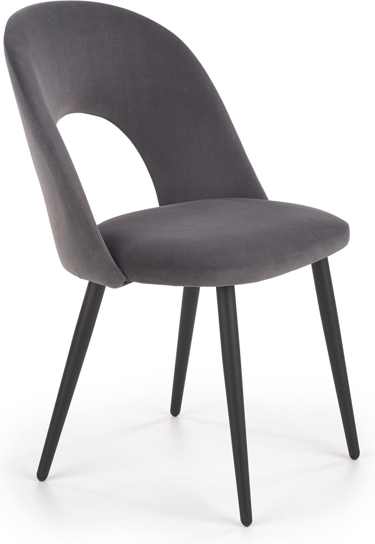 

Стул Halmar K384 серый, Стул Halmar K-384 V-CH-K/384-KR-POPIELATY (серый)