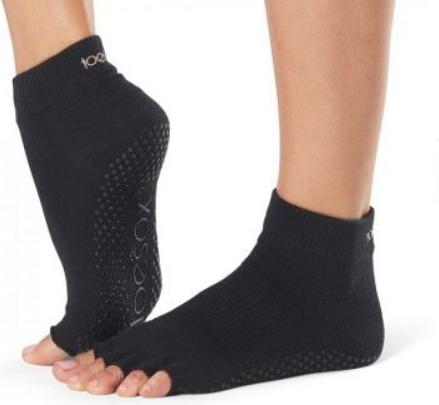 

Носки для йоги Toesox Ankle L черный [TT\S01127BLK\BK-OL-CR], Ankle L