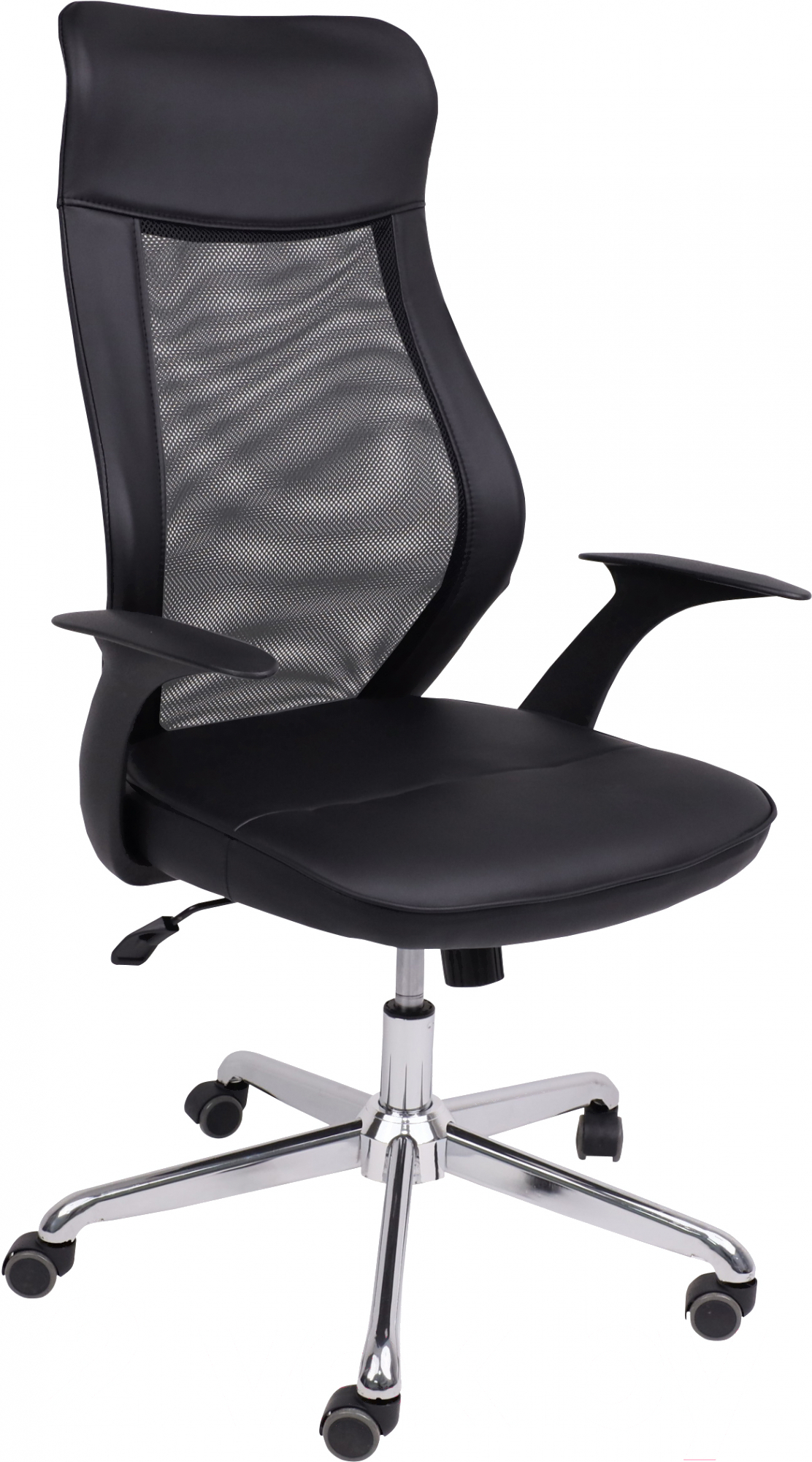 

Офисное кресло AksHome Neapole Chrome Eco черный