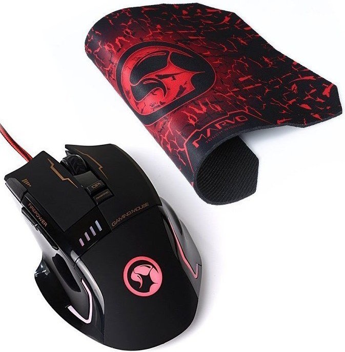 

Мышь + коврик Marvo G909+G1, Мышь Marvo G909+G1