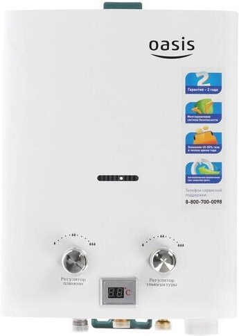 

Газовая колонка Oasis B-12W, Водонагреватель Oasis B-12W