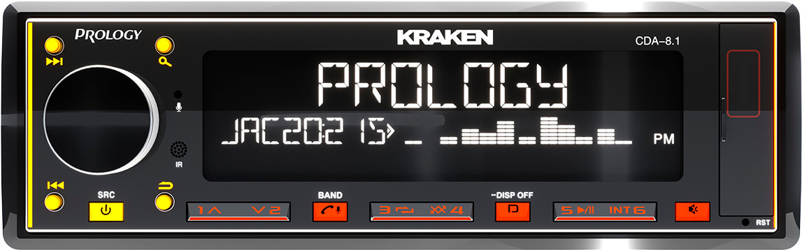 

Автомагнитола Prology CDA-8.1 Kraken (PRCDA81KRAKEN)