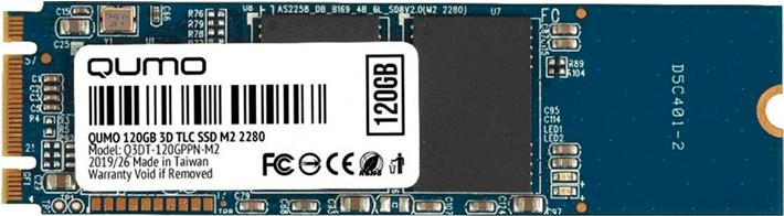 

SSD диск QUMO Novation 120GB M2 2280 [Q3DT-120GPPN-M2], Novation 120GB M2 2280