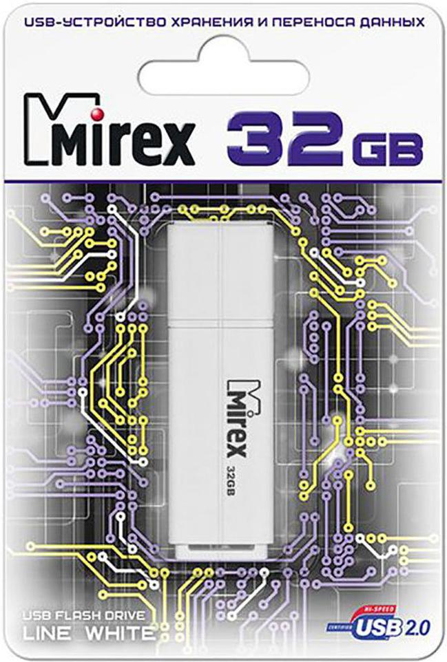 

USB Flash Mirex Color Blade Line 32GB (белый) [13600-FMULWH32], USB Flash Mirex Color Blade Line 32GB (13600-FMULWH32)
