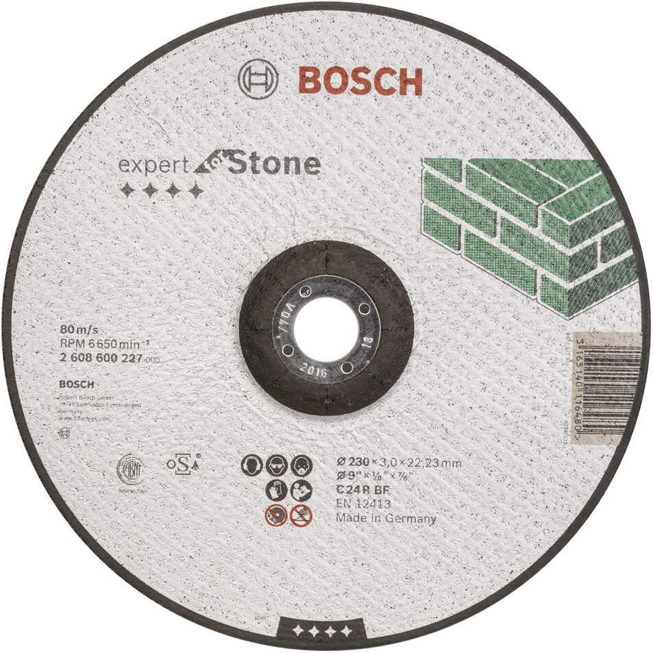 

Отрезной круг Bosch Expert for Stone D230 22,23 3,0 мм [2.608.600.227], Отрезной круг Bosch Expert for Stone D230 22,23 3,0 мм 2.608.600.227