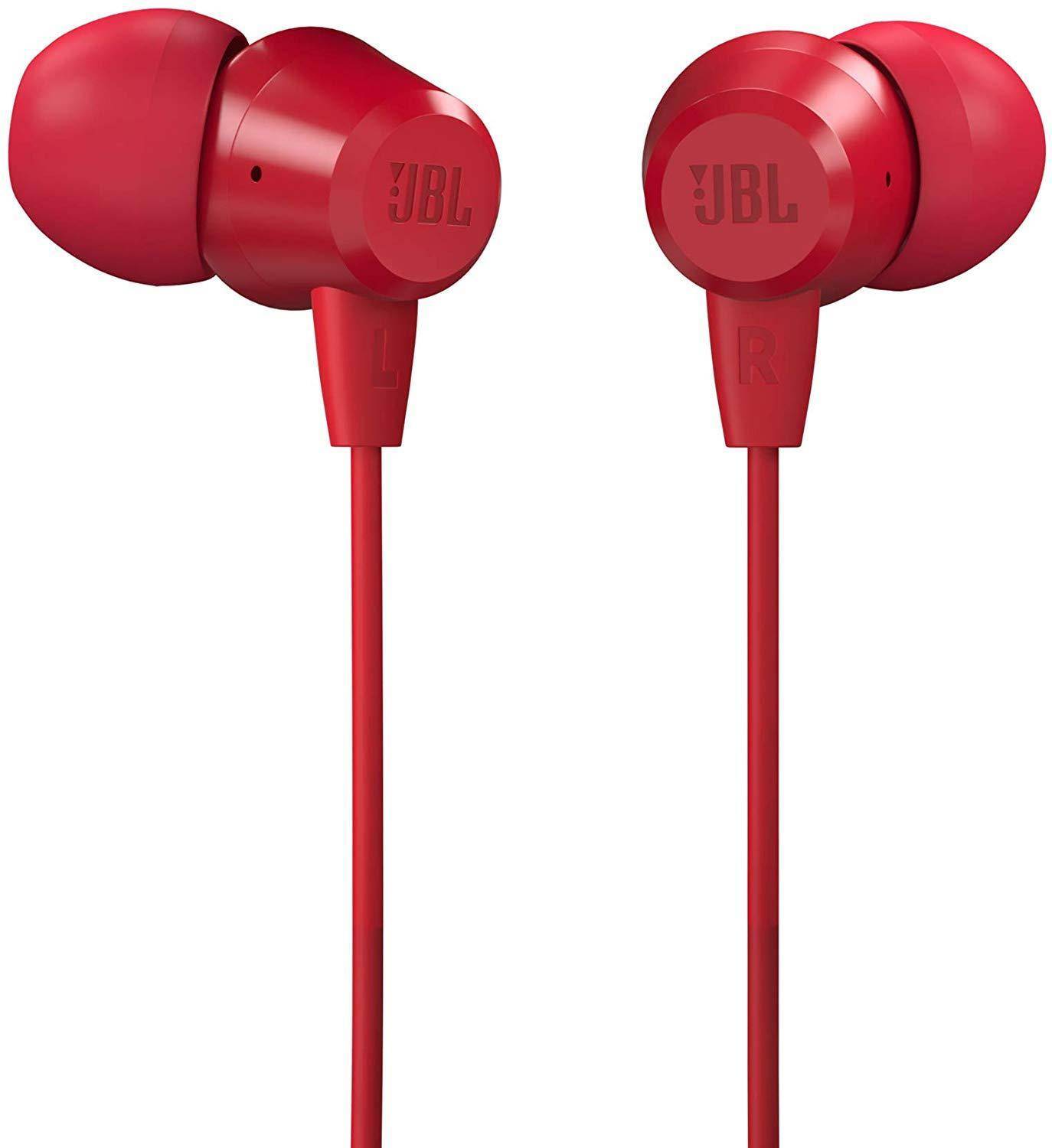 

Наушники JBL C50HI Red [JBLC50HIRED], Наушники JBL C50HI (красный)