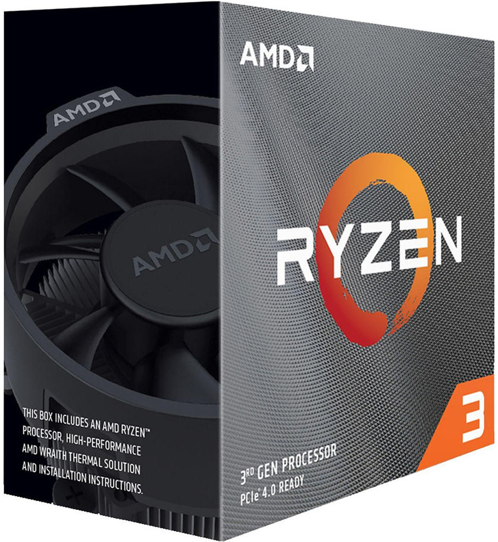 

AM4, MPK with Wraith Stealth cooler) (AMD Ryzen 3 3100 (Multipack))