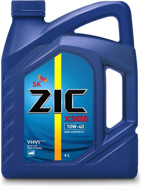 

Моторное масло ZIC X5000 10W40 6л (172658)