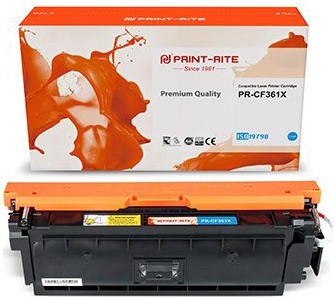 

Картридж лазерный Print-Rite TRHGL8CPU1J голубой (PR-CF361X)