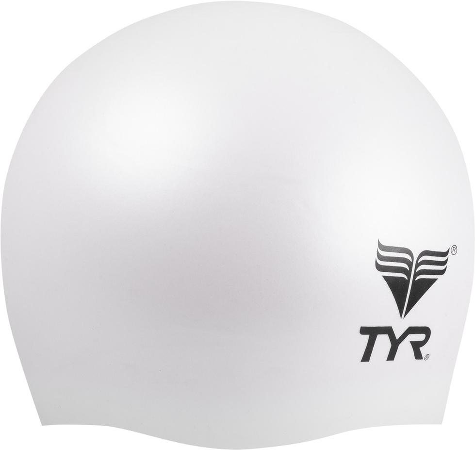 

Шапочка для плавания Tyr Wrinkle Free Junior Silicone Cap белый [LCSJR/100], Wrinkle Free Junior Silicone Cap