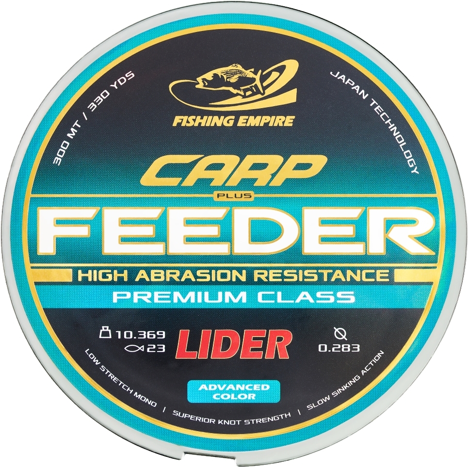 

Леска монофильная Lider CARP plus FEEDER CAMOU 300 м 0,28 мм [CA-028], Леска монофильная Lider CARP plus FEEDER CAMOU 300 м 0,28 мм CA-028