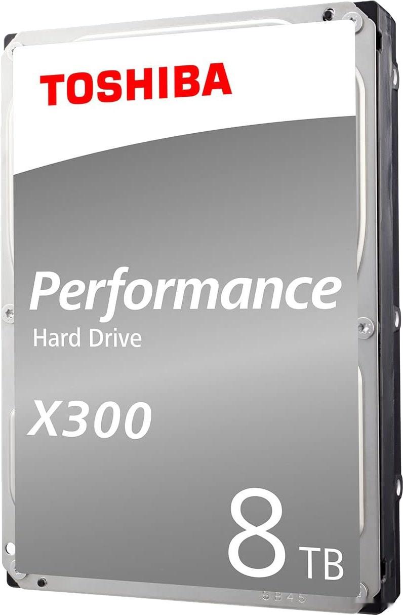 

Жесткий диск Toshiba HDD 8 Tb SATA 6Gb/s X300 [HDWR180UZSVA], HDD 8 Tb SATA 6Gb/s X300