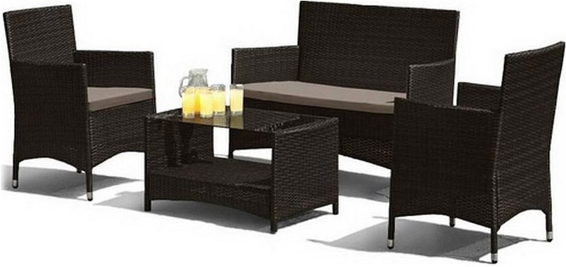 

Комплект садовой мебели Afina garden AFM-2025A Brown