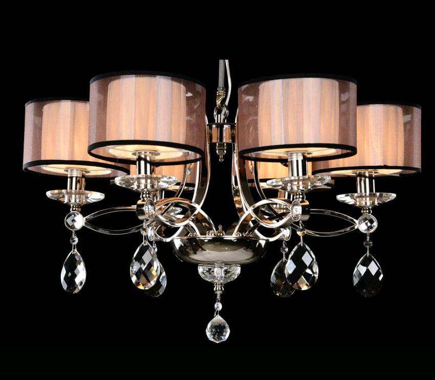 

Люстра на штанге NEWPORT D67*H40/142 cm E14 6*60W без абажуров Nickel Clear crystal [1606/C без абажуров], Люстра на штанге NEWPORT D67*H40/142 cm E14 6*60W без абажуров 1606/C без абажуров Nickel Clear crystal