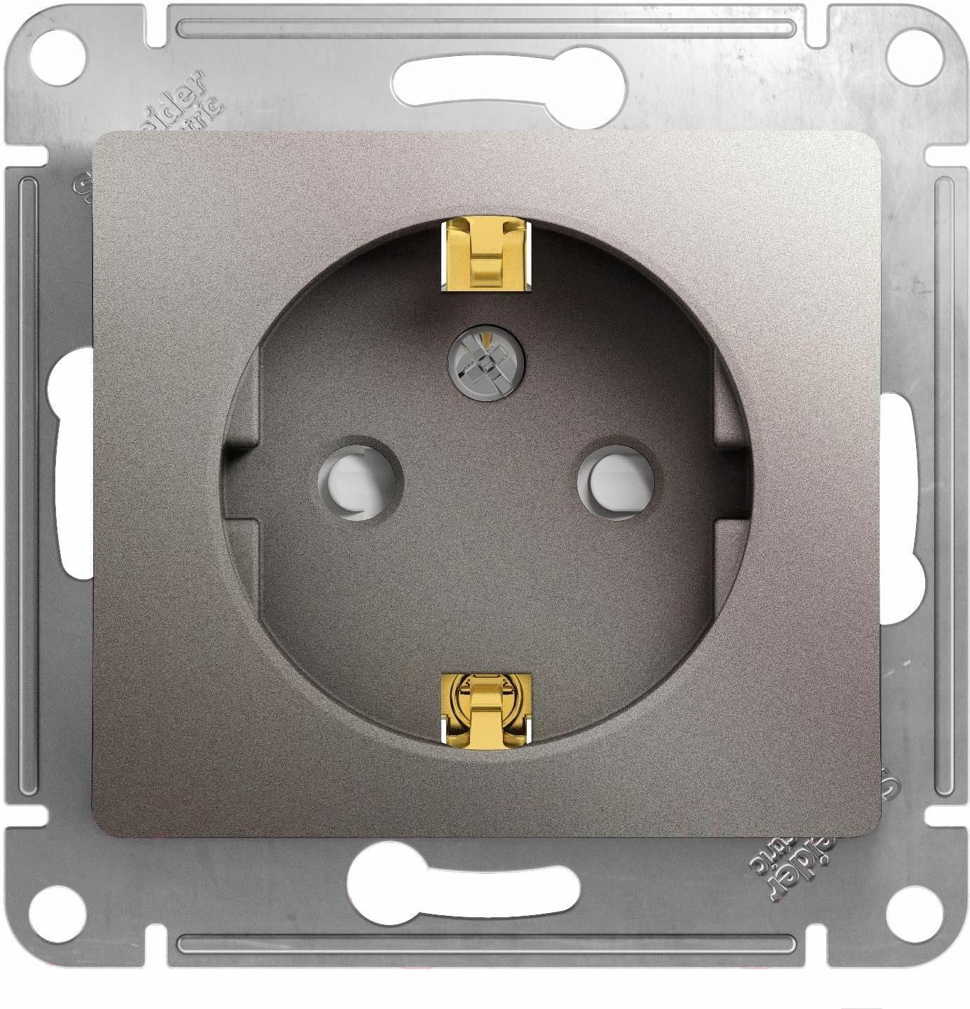 

Розетка и выключатель Schneider Electric Glossa GSL001245, Glossa GSL001245