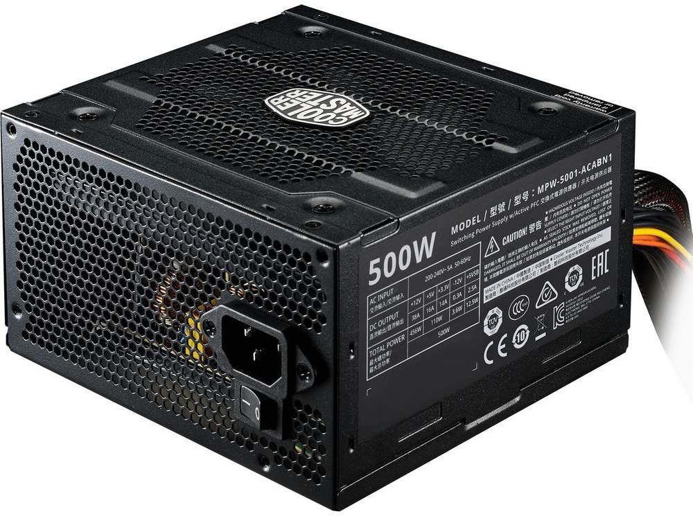 

Блок питания Cooler Master Elite V3 230V 500W [MPW-5001-ACABN1-EU], Elite V3 230V 500W