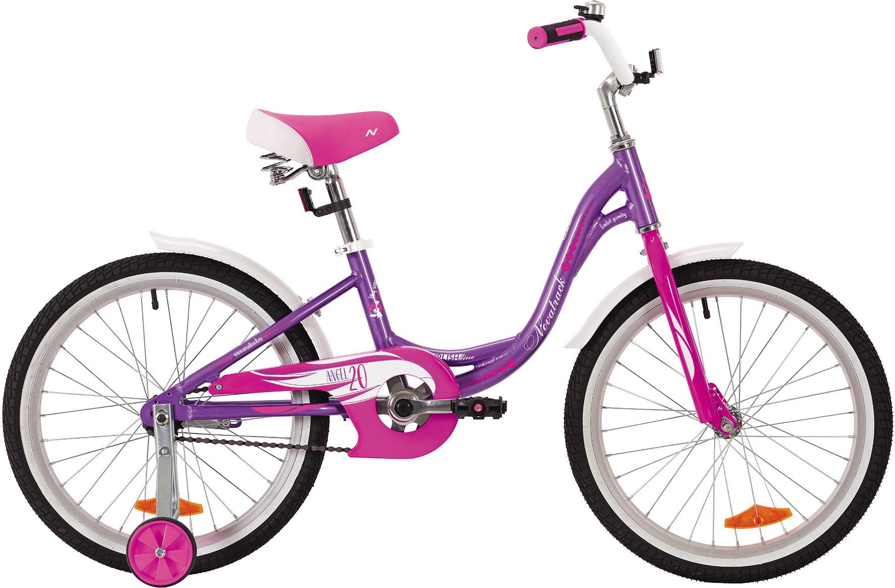 

Велосипед детский Novatrack Angel 20'' 2019 фиолетовый [205AANGEL.VL9], Angel 20"