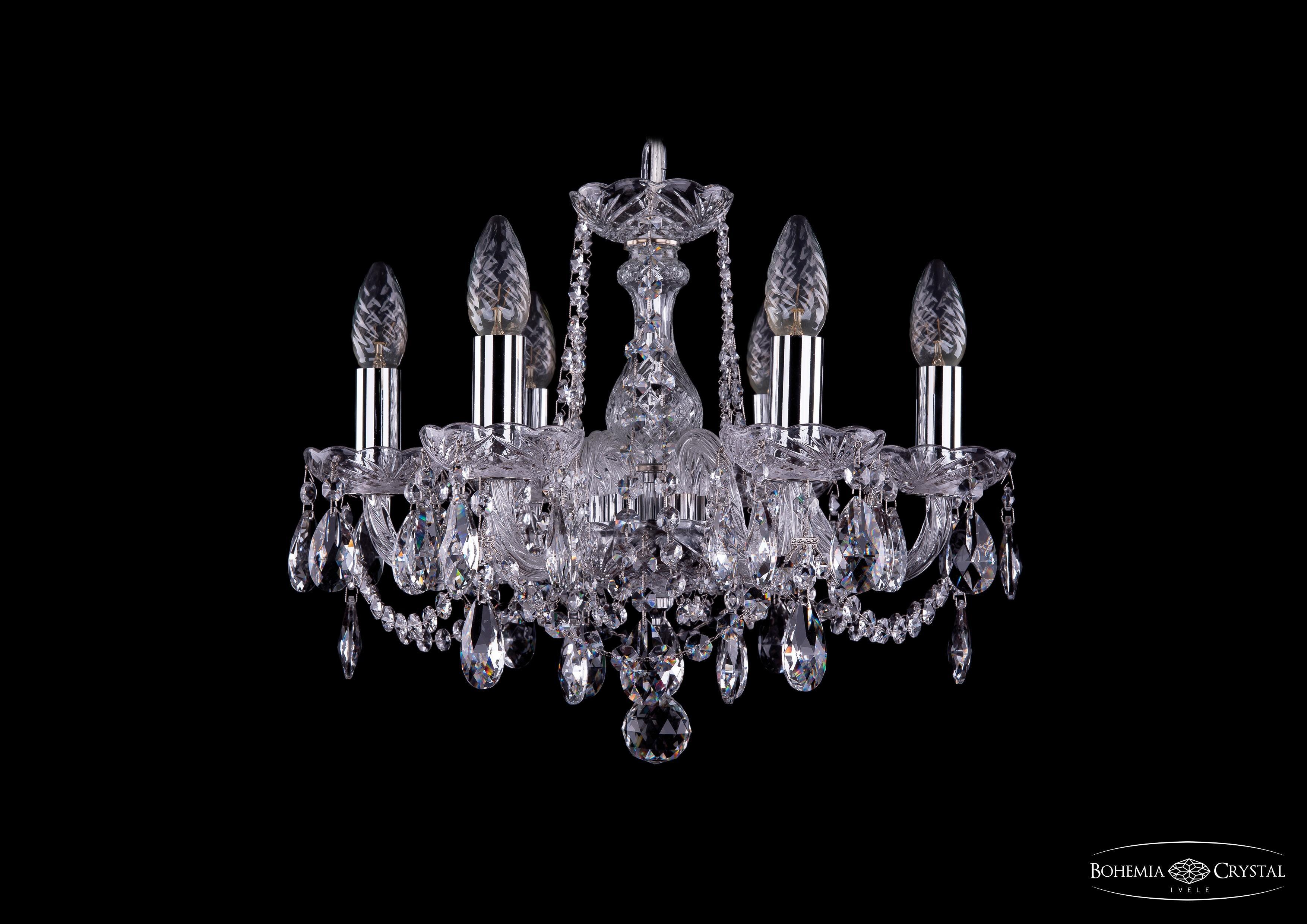 

Подвесная люстра Bohemia Ivele Crystal 1402/6/141/Ni