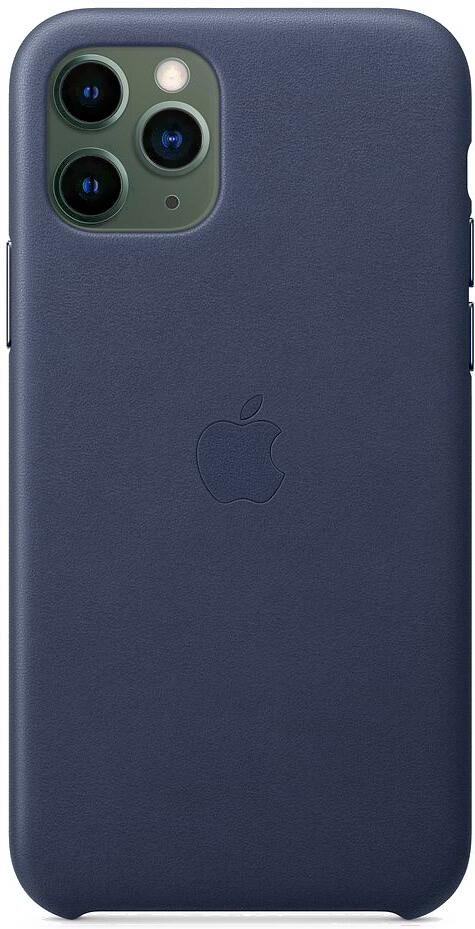 

Чехол для телефона Apple iPhone 11 Pro Leather Case Midnight Blue [MWYG2ZM/A], iPhone 11 Pro Leather Case