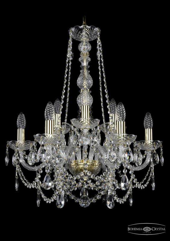 

Подвесная люстра Bohemia Ivele Crystal 1411/6+3/195/h-66/G