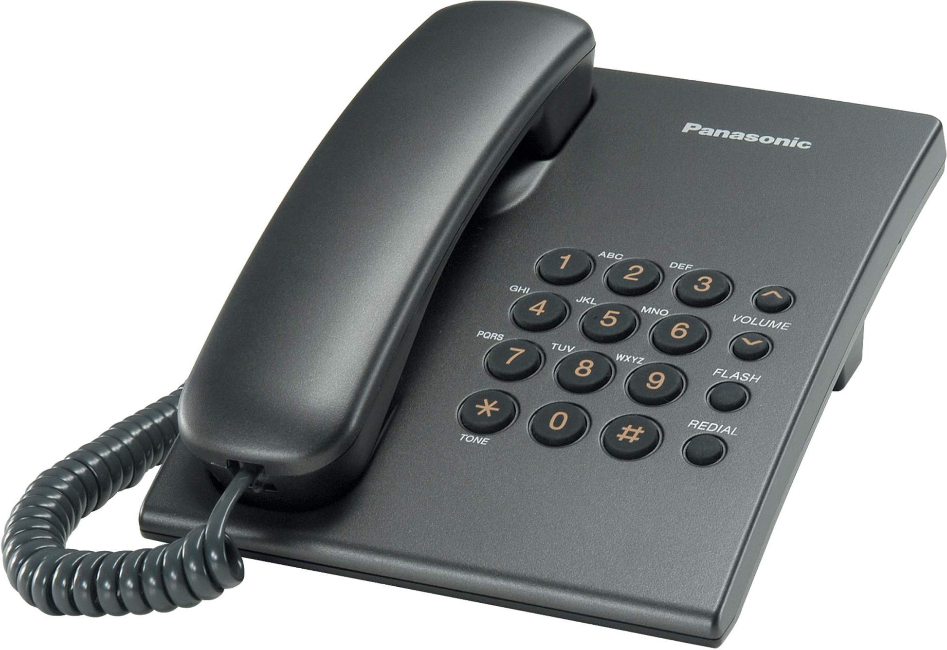 

Радиотелефон DECT Panasonic KX-TS2350RUT (темно-серый серый металлик