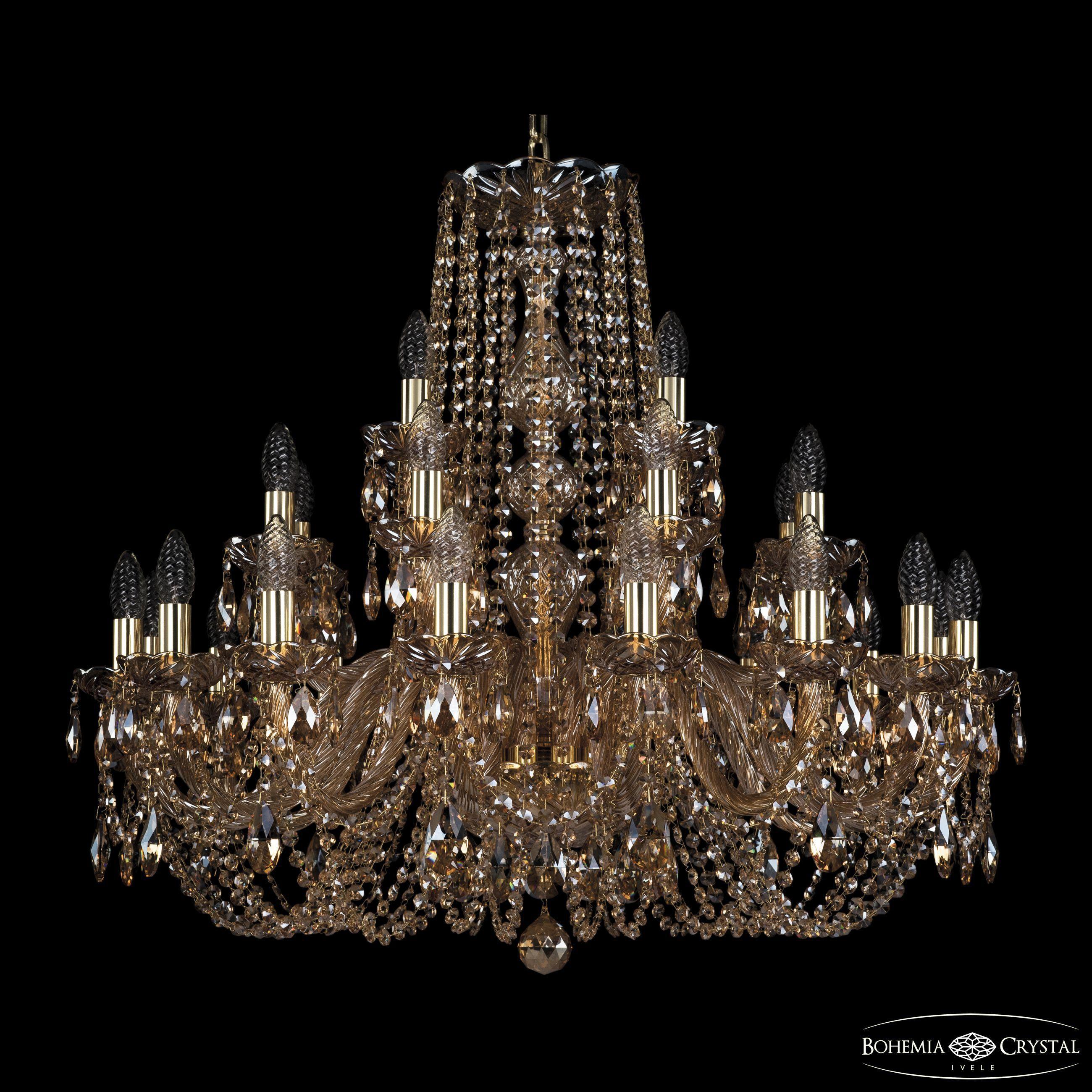 

Подвесная люстра Bohemia Ivele Crystal 1402/16+8+4/300 G M721