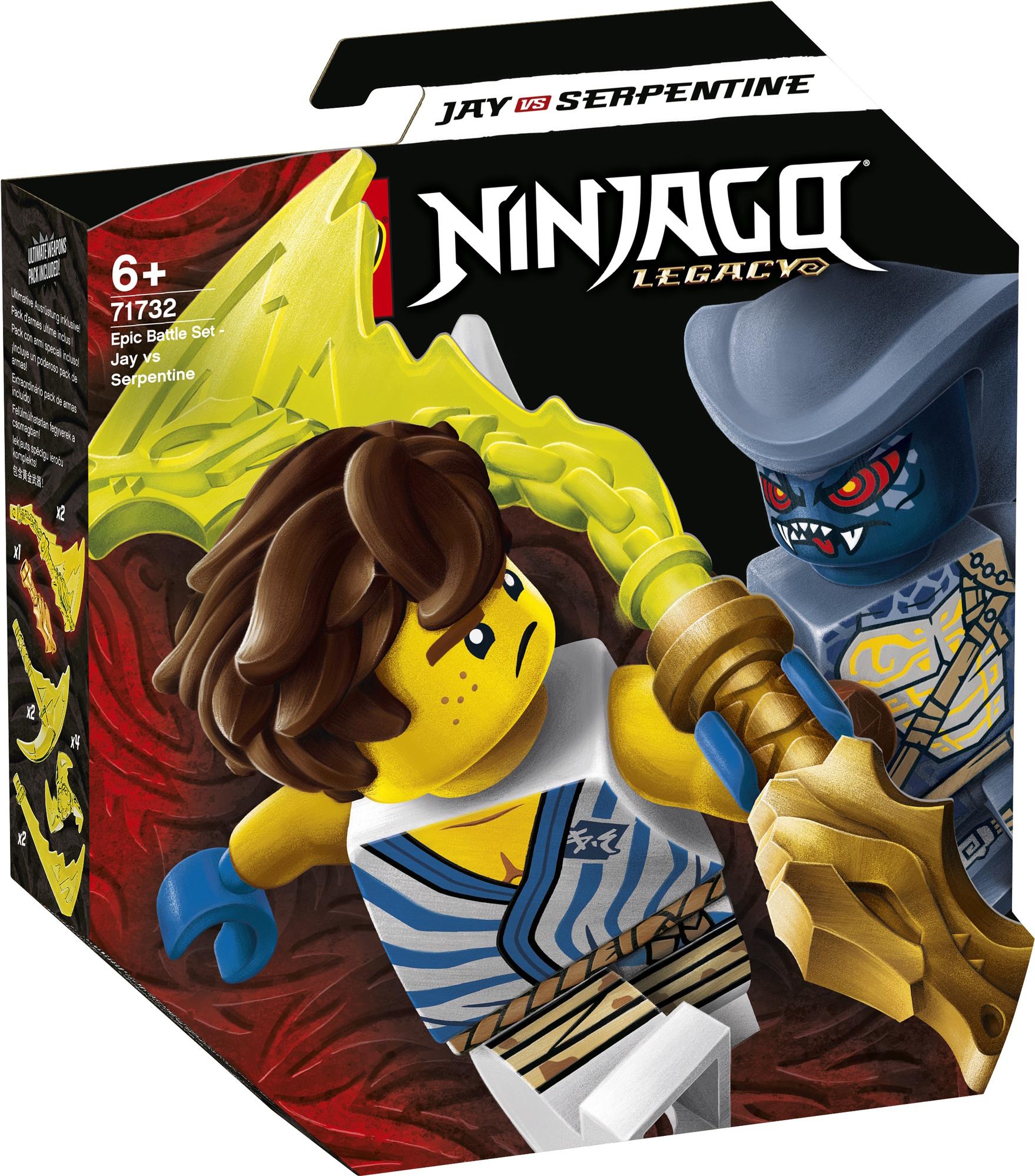 

Конструктор LEGO Ninjago Legacy Легендарные битвы: Джей против воина-серпентина [71732], Ninjago Legacy Легендарные битвы: Джей против воина-серпентина