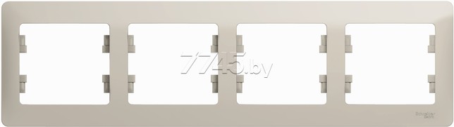 

Рамка для выключателя Schneider Electric Glossa GSL000904, Рамка Schneider Electric Glossa GSL000904