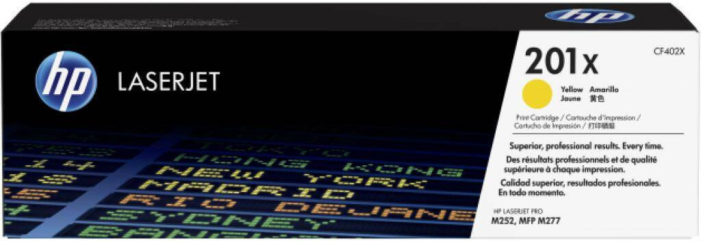 

Картридж для принтера HP 201X (CF402X), Картридж HP 201X CF402X желтый