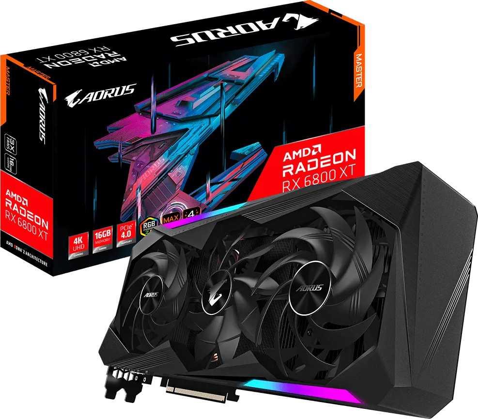 

Видеокарта Gigabyte Radeon RX 6800XT 16384Mb 256 GDDR6 [GV-R68XTAORUS M-16GD], Radeon RX 6800XT 16384Mb 256 GDDR6