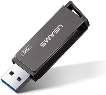 

Usb flash Usams 64Gb USB3.0 US-ZB196 Rotatable High Speed серый [ZB196UP01], USB Flash Usams USB3.0 Rotatable High Speed Flash Drive 64GB (ZB196UP01)