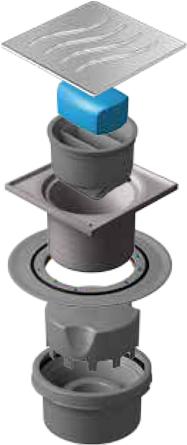 

Трап для душа Pestan Confluo Standard Vertical Dry [13000022], Confluo Standard Vertical Dry