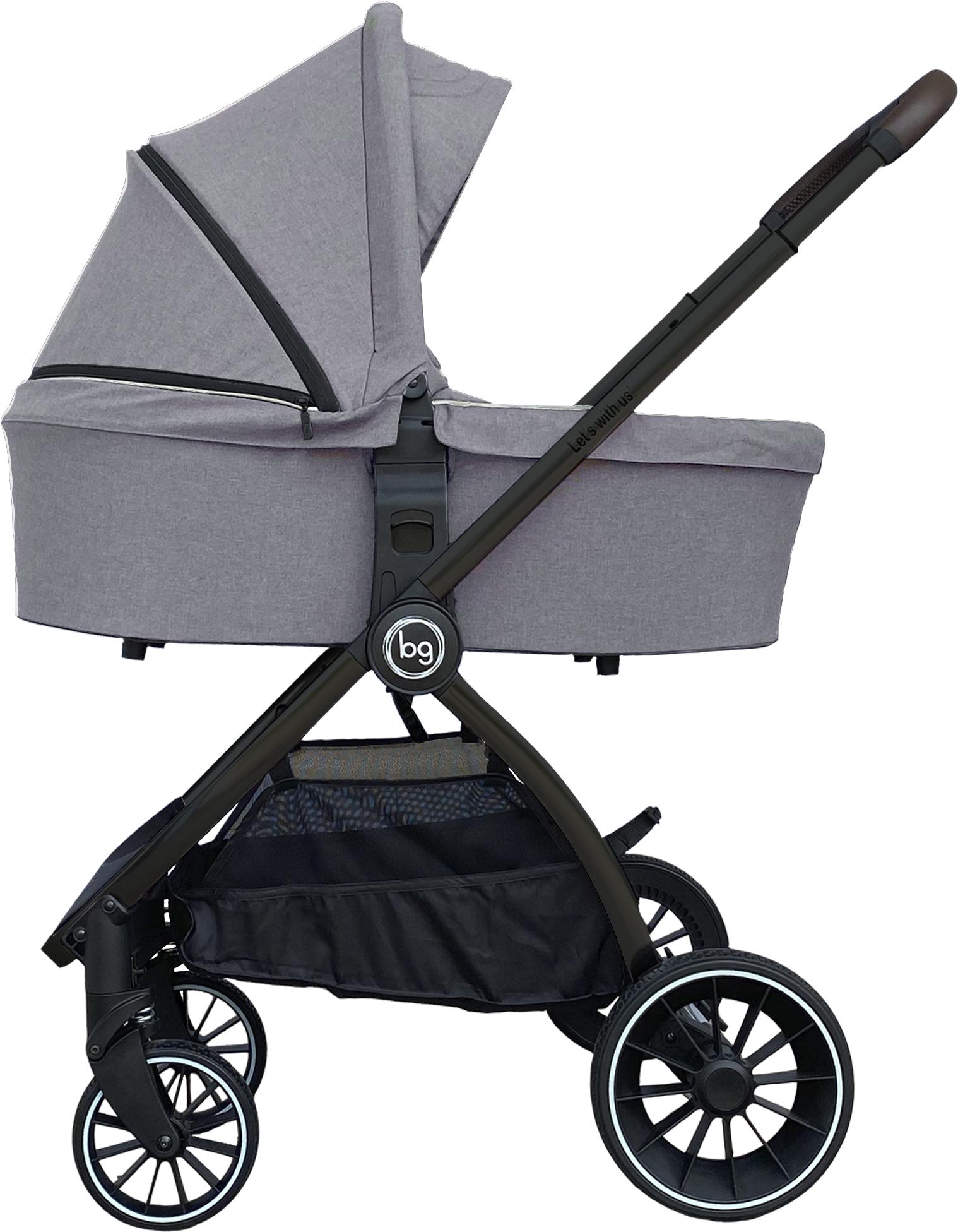 

Детская коляска Bubago Lacio Light Grey 3 в 1 BG 200 черный, Lacio Light Grey 3 в 1 BG 200