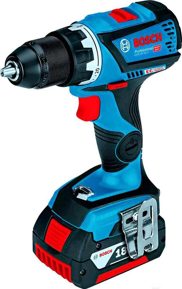

Дрель-шуруповерт Bosch GSR 18V-60 C Professional 06019G1102 (без АКБ), GSR 18V-60 C 60/31 Нм без АКБ и ЗУ