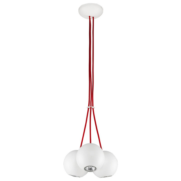

Потолочный подвесной светильник Nowodvorski BUBBLE WHITE-RED III zwis [6025], BUBBLE WHITE-RED III zwis
