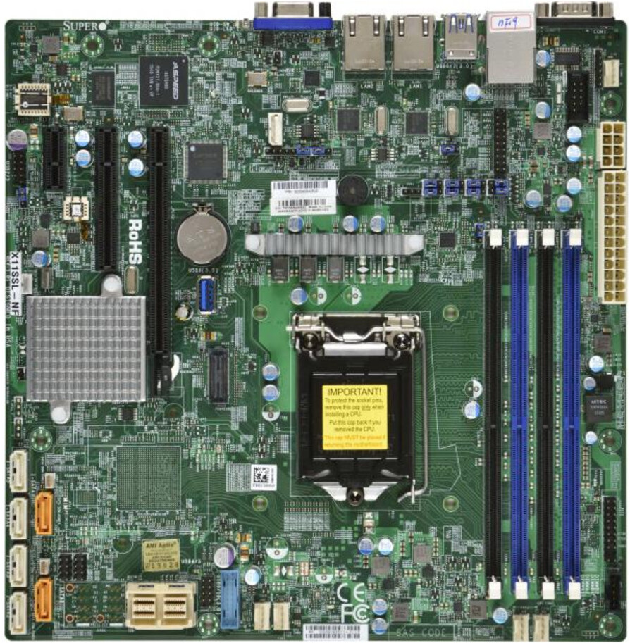 

Материнская плата Supermicro MBD-X11SSL-F-B