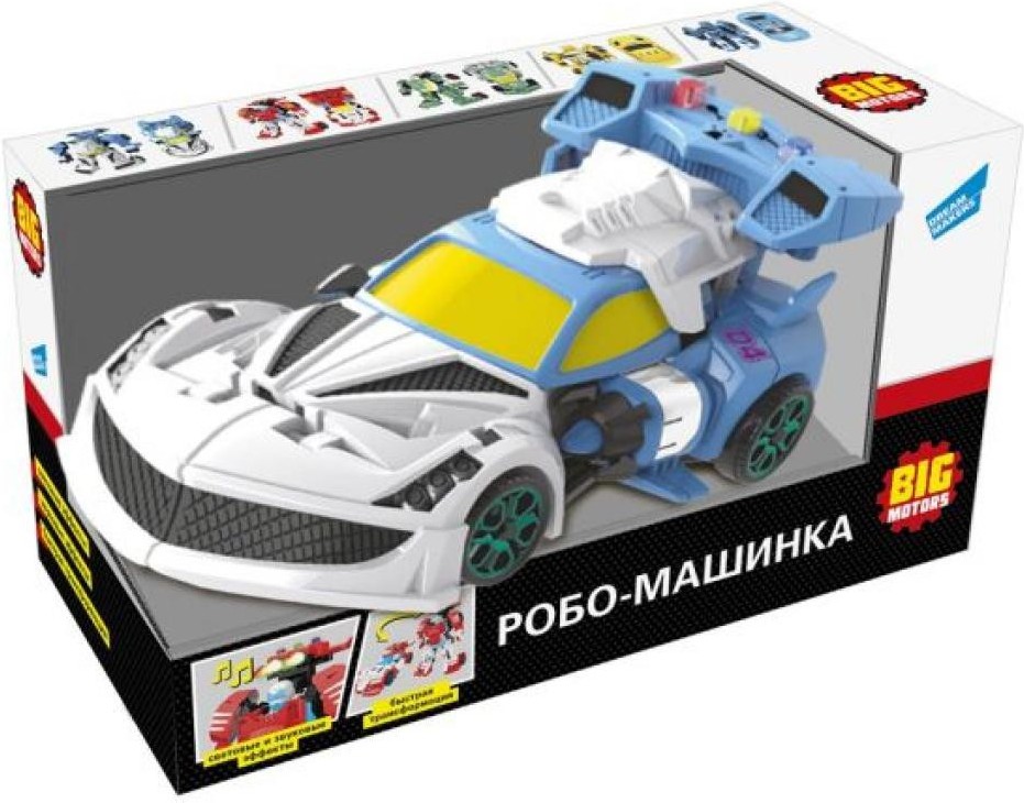 

Машинка Dream Makers Робо-машинка [D622-H046A], Машинка Dream Makers Робо-машинка D622-H046A