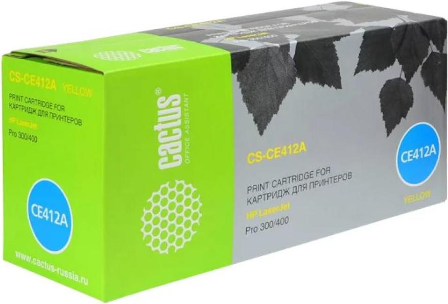 

Картридж Cactus CS-CE412A Yellow, CS-CE412A