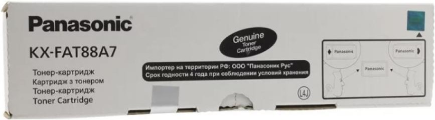 

Тонер Panasonic 88A Black/Черный [(KX-FAT88A7)], Тонер Картридж Panasonic KX-FAT88A(7) черный