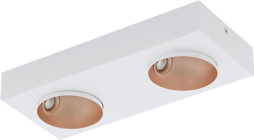 

Накладной светильник EGLO Светодиод. спот RONZANO димм., 2х3,3W(LED), 2х340lm, L350, B150, H55, сталь, алюминий, белый, розово [39374], Светодиод. спот RONZANO димм., 2х3,3W(LED), 2х340lm, L350, B150, H55, сталь, алюминий, белый, розово