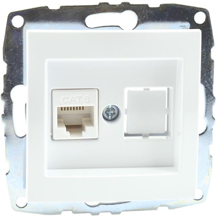 

Розетка Mono Electric L/D RJ45 белый [500-001905-125], Розетка Mono Electric L/D RJ45 500-001905-125 белый