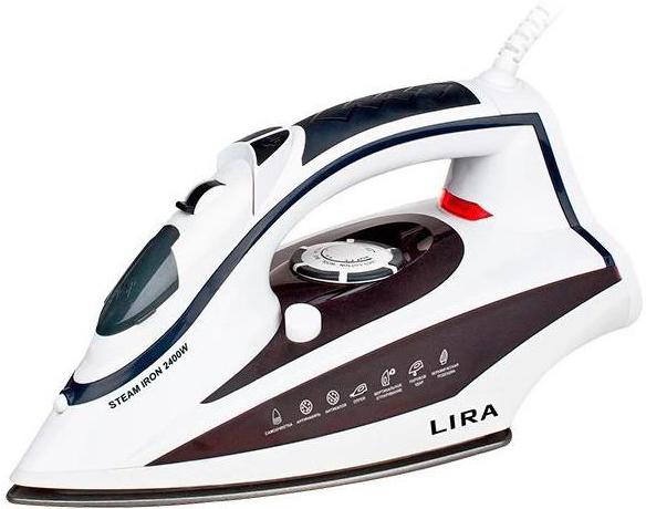 

Утюг LIRA LR 0603 белый/черный