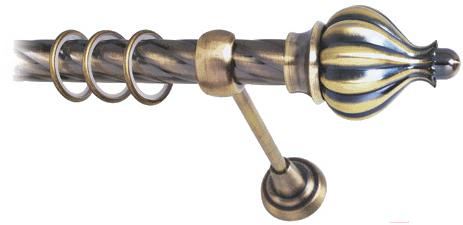 

Карниз Lm Decor Купол 145 1р витой 25мм 3м антик, Купол 145 1р витой 25мм 3.0м
