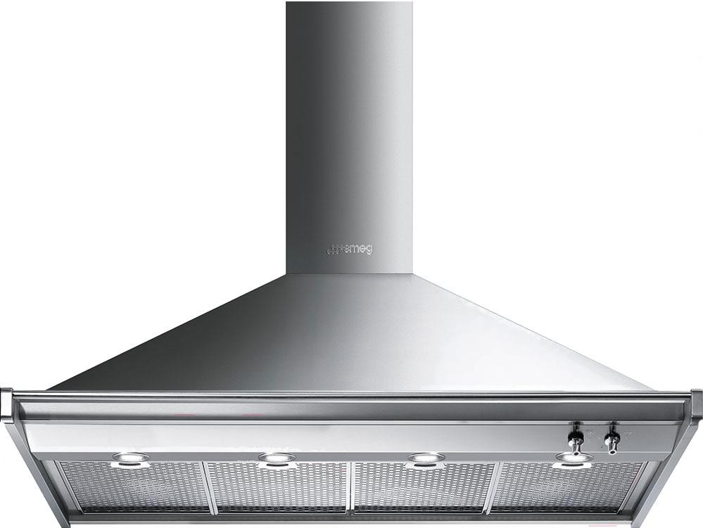 

Вытяжка купольная Smeg KD120HXE, Кухонная вытяжка Smeg KD120HXE Inox